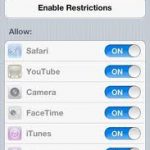 How to restrict features of iPhone